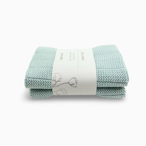 Heavy Duty Dishcloths 2pk - Duck Egg