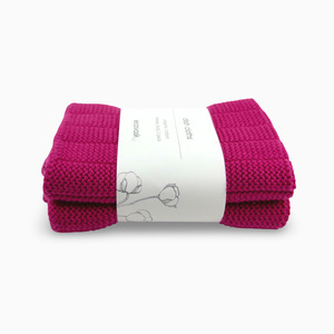 Heavy Duty Dish Cloths: Heavy Duty Dishcloths 2pk - Raspberry