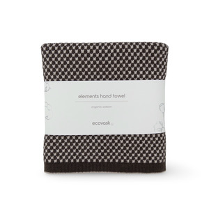 Hand Towels: Elements Hand Towel - Kiwi (Chocolate)