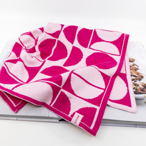 Kitchen Towels: The Ultimate Tea Towel - Raspberry | Sherbet Geometric
