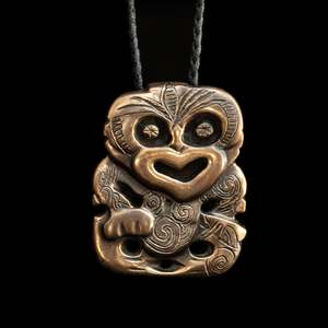 Craft: Brass Tiki Pendant by Nick and Mady