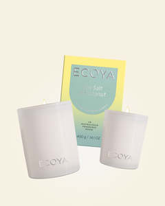 Floral: Sea Salt & Coconut Madison Candle Duo