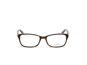 Eyeglasses: Guess Gu2677 055 53 Coloured Havana Clear