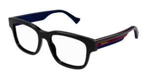 Eyeglasses: GUCCI GG1303O 003 Black Medium Men's 54 mm Eyeglasses
