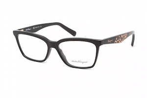 Eyeglasses: SALVATORE FERRAGAMO SF 2904 001 Eyeglasses Black Frame 55mm