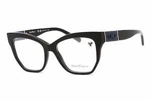 Eyeglasses: SALVATORE FERRAGAMO SF2936 001 Eyeglasses Black Frame 54mm
