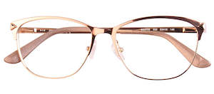 Blue Light Glasses: Gu2755 033 53 Pink Gold Clear