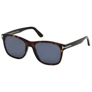 Tom Ford Eric Polarized Men's Dark Havana Square Sunglasses FT0595-52D-55
