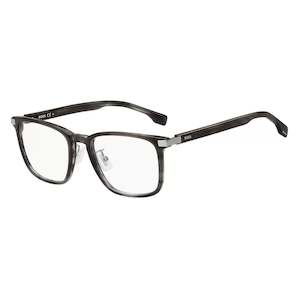 Hugo Boss Eyewear: Boss 1408/f Grey Horn / Clear