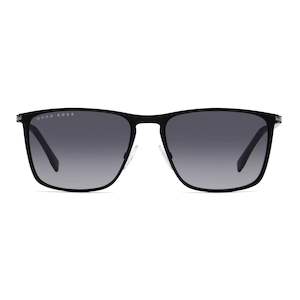 Hugo Boss Eyewear: Boss 1004/s/it 003 9o 56 Mtt Black Dark Grey Grad