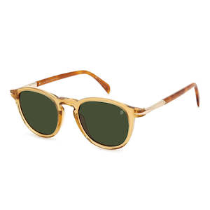 David Beckham Eyewear: David Beckham Db 1114/s Gyg Qt 49 Yellow Havana Brown Green