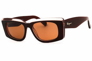 SALVATORE FERRAGAMO SF1079S 211 Sunglasses Brown Nude Frame Brown Lenses 54mm