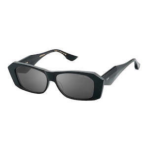 Dita NOXYA DT DTS725 A-01 Black Glass Plastic Rectangle Sunglasses Grey Lens