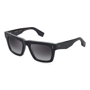Unisex Sunglasses: Dita MASTIX DT DTS712 A-01 Black Plastic Square Sunglasses Grey Gradient Lens