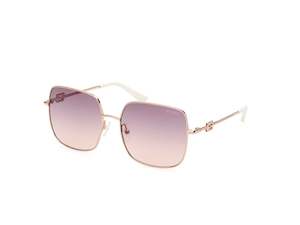 Guess Eyewear: Guess Gu7906-h 28z 0 Shiny Rose Gold Gradient Violet