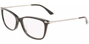 Calvin Klein: Calvin Klein Women's Black Soft Rectangular Eyeglass Frame - CK22501 001