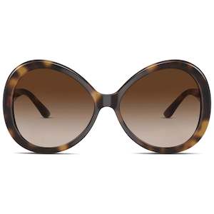 Dolce Gabbana: Dolce & Gabbana Women's Oversized Oval Havana Sunglasses DG6194U 50213 60