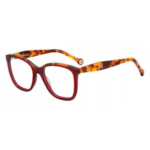 Carolina Herrara Eyewear: Carolina Herrera Women's Burgundy Havana Square Eyeglass Frames HER0146 0YDC 18