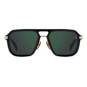 Optical Frames: David Beckham Db 7136/s 2m2 Mt 56 Black Gold Green Mirror
