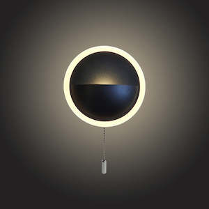 Antique Wall Lights: LED Wall light Black W9140