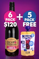 100ml Blueberry Launch: 6 x 750ml Cherry & Raspberry + 100ml Freebies