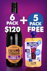 100ml Blueberry Launch: 6 x 750ml Cherry & Blackberry + 100ml Freebies
