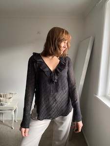 Latest Collection: BLAK LUXE blouse RRP$200 (10-12)