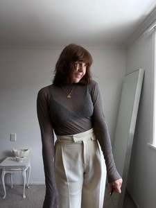 Women Men: STAPLE + CLOTH net top RRP$199 (10-14)