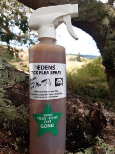 Products: Edens Fleas, Tick & Fly Spray for Dogs