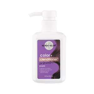 Keracolor: Keracolor Color + Clenditioner 355ml - PURPLE FOR BRUNETTES