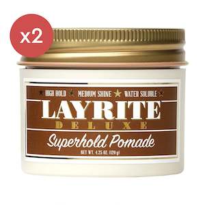 Layrite: Layrite Superhold Pomade Duo Bundle