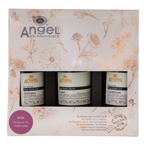 Angel: Angel Rose Elastic Duo + Rose Volume Creme Gift Set