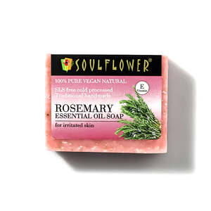Mens: SoulFlower - Rosemary Oil Soap for Intense Nourishment 150g