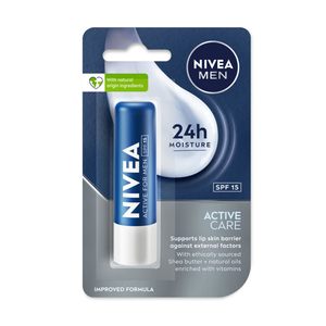 Mens: Nivea - Men B5 24h Active Care SPF 15 Lip Balm 4.8g