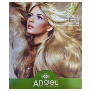 Angel Green Tea Shampoo & Conditioner 8ml Sachet - for oily and dandruff hair