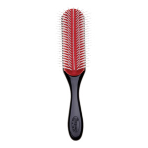 Denman D4 The Original Styler 9 Row Black/Red Brush