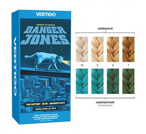 Danger Jones: Danger Jones Semi Permanent Hair Colour - VERTIGO (Neon Blue) 118ml