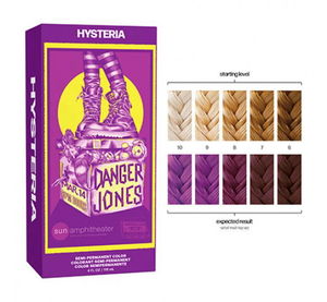 Danger Jones: Danger Jones Semi Permanent Hair Colour - HYSTERIA (Berry) 118ml
