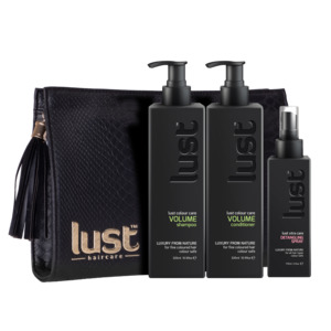 Lust Volume Shampoo Conditioner & Detangling Spray Trio Pack