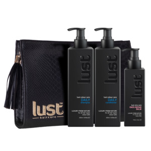Lust: Lust Daily Shampoo Conditioner & Ends Repair Balm Trio Pack