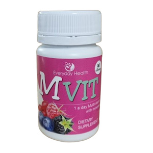 Products: Mvit - 90 Capsules - 16 Vitamins and Minerals - 1 a Day