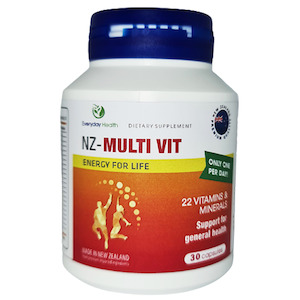 NZ-Multivit - 30 Capsules - Vitamins & Minerals - Everyday Health