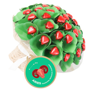 Eco Friendly: Aries Zodiac Chocolate Bouquet
