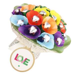 Rainbow Love Chocolate Posy