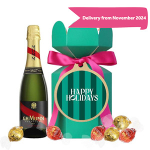 Champagne And Bubbles: Christmas G.H.Mumm Gift Box Mini