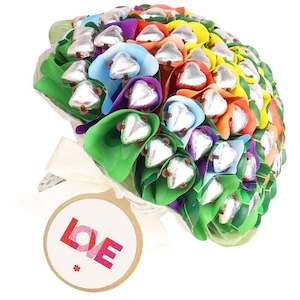 Galentines: Rainbow Flower Bouquet Large