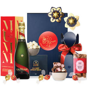 Chocolate Flowers: Lunar New Year Mumm Gift Hamper