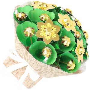 End Of Financial Year: Golden Flower Bouquet Grand