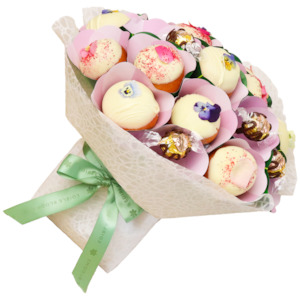 Makes Someones Day Today: Flower Donut Bouquet Medium