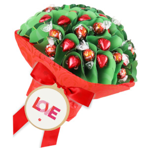 We Love Love: LOVE Red Bouquet Medium